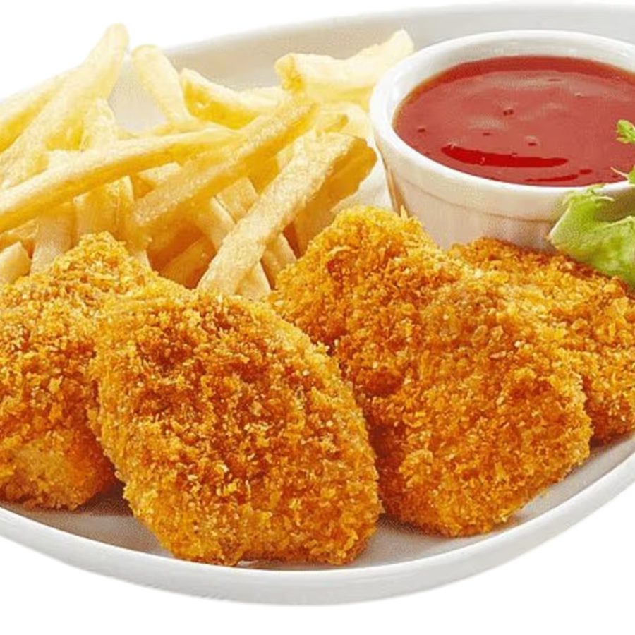Chicken Nuggets with Fries 5 Pcs